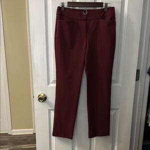 Anne Taylor Burgundy Pants